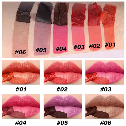 Peel Off Lip Liner Tattoo Stain - Peel & Reveal Rich Ravishing Color Peel Off Mask Lip Gloss - Transfer-proof, Smudge-Proof, Matte Finish (#1, 1 Count (Pack of 1))