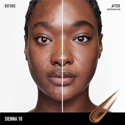 bareMinerals Complexion Rescue Tinted Moisturizer for Face with SPF 30, Vegan Tinted Mineral Sunscreen with Hyaluronic Acid, Mini Size, Sienna 10