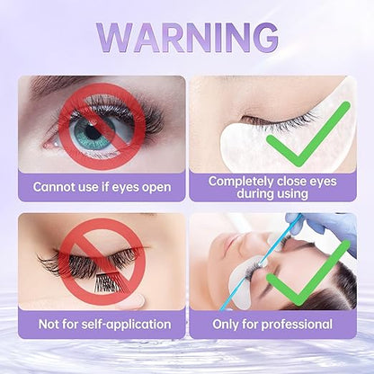 Eyelash Glue Remover Cream 5g Professional Grade Lash Adhesive Remover Sensitive Skin Lash Glue Remover Quickly and Low Irritation Lash Remover Eyelash for Salon Lash (Aloe)