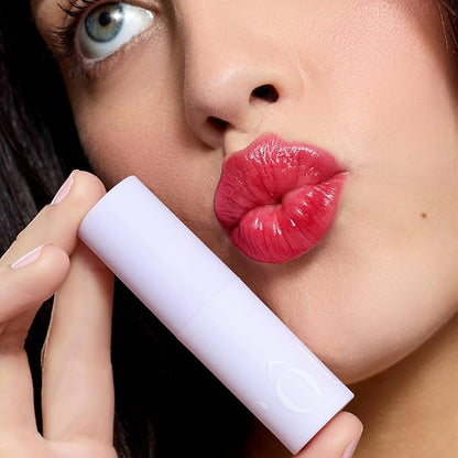 Côte Tempted Peptide Lip Shine – Warm Berry Lip Gloss for Bold Color & Hydration – Vegan, Cruelty-Free, Anti-Aging with Shea Butter & Hyaluronic Acid – Long-Lasting, Smooth, Moisturizing Shine