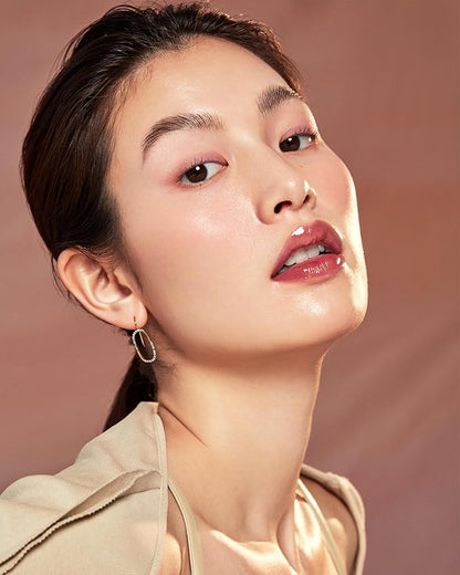 HINCE Mood Enhancer Water Liquid Glow - Non-Sticky & Waterproof Lip Stain for Women - Long Wearing Lip Gloss for Natural and Glass Glow - Moisturizing Liquid Makeup, 0.16 fl.oz. (NEW ALLURE)