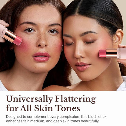 Blush Stick for Cheeks & Lips Multistick Cream Blush- Easy to Apply & Blend- Infused with Nourishing Ingredients for your Skin Compact Travel Size Makeup- & Beauty Products for Women
