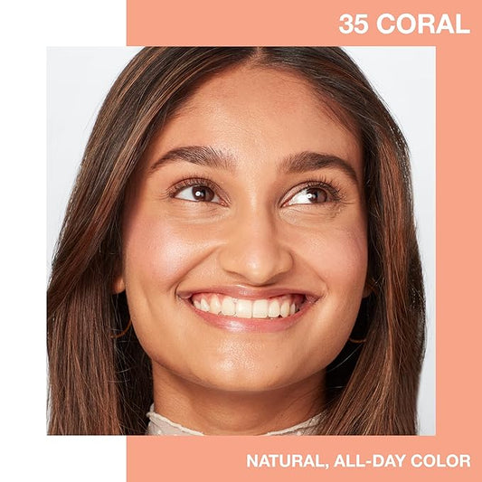 Maybelline Fit Me Blush, Lightweight, Smooth, Blendable, Long-lasting All-Day Face Enhancing Makeup Color, Coral, 1 Count
