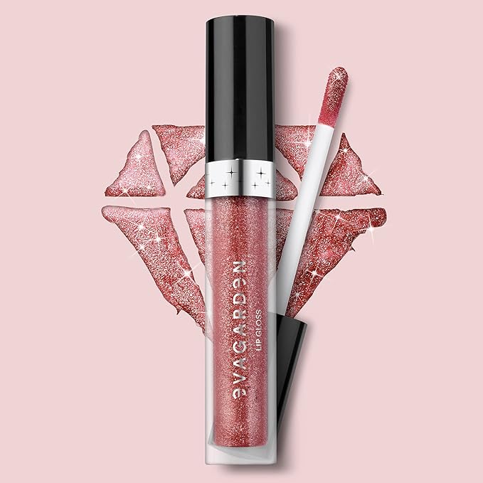 Diamond Lip Gloss - Concentration of Pearls Gives Dazzling Shine - Light and Moisturizing Film with Excellent Hold - Spreads Evenly with No Stickiness - 851 Innocente - 0.09 oz