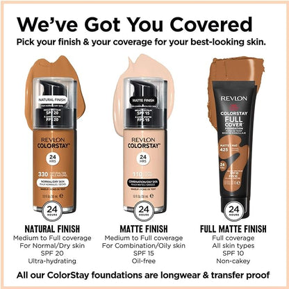 Revlon Colorstay SPF 15 Makeup Foundation for Combination/Oily Skin, Mocha, 1 Fl Oz