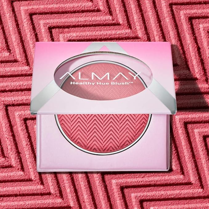 Almay Blush, Face Makeup, High Pigment Powder, Healthy Hue, Hypoallergenic, 400 Wild Berry, 0.32 Oz