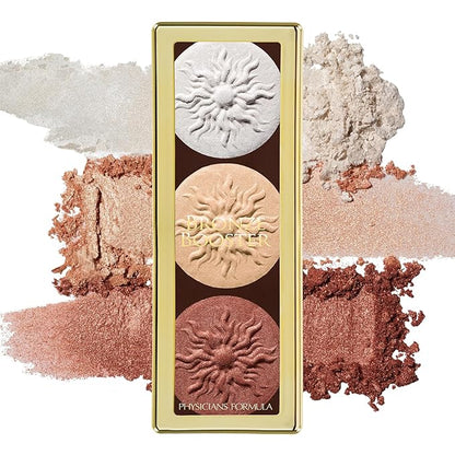Physicians Formula Highlighter & Contour Powder Palette, Shimmer Strobing,-Fragrance Free, Paraben Free, Gluten Free, Dermatologist Tested