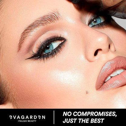 Velvet Compact Powder - Ultra-Thin and Luxurious - Ensures Smooth and Invisible Finish - Reduces Small Blemishes for Radiant Appearance - With UV Protection - 805 Pink Champagne - 0.35 oz