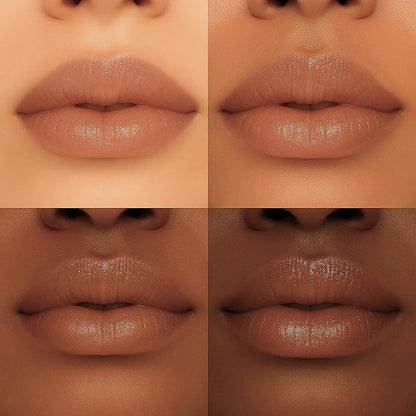 Euphoria Lip Gloss | Chestnut-Brown Shine | Vegan Hydrating Formula | Non-Sticky Aloe & Jojoba Infused | Paraben & Cruelty Free | Natural Lip Enhancer
