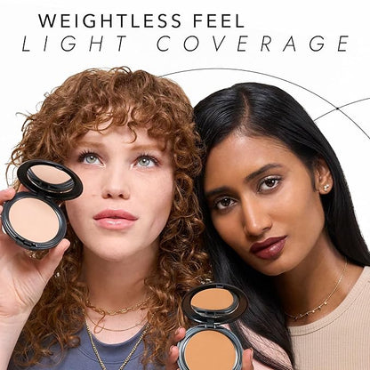 COVER FX Pressed Mineral Foundation - Shade D4 - Weightless Powder Foundation - Buildable Light to Full Coverage - Matte Finish - All Skin Types