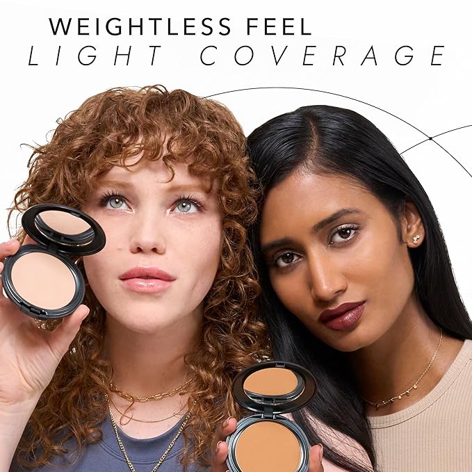 COVER FX Pressed Mineral Foundation - Shade L3 - Weightless Powder Foundation - Buildable Light to Full Coverage - Matte Finish - All Skin Types
