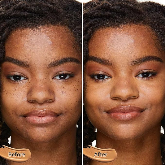 Mushroom Head Air Cushion CC Cream - BB Cream Foundation for Concealer Full Coverage Skin Brighten Long - Lasting Moisturizing, Cushion Foundation Color Correcting for All Skin Types (Medium Deep)