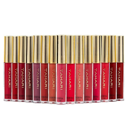 Tahari 15pc Lip Gloss Set – Lip Glosses for Women and Girls, Long-Lasting Color Lip Gloss Collection with Rich Varied Shades (Glitz)