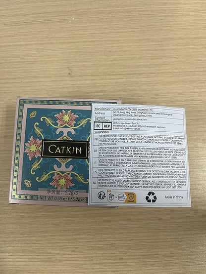 CATKIN Loose Setting Powder - Translucent Matte Finishing Powder, 3 Colors Even Skin Tone, Oil Control Makeup Pore Minimizing Powder with Velour Puff (0.42oz, C02 Matte for Oily Skin)