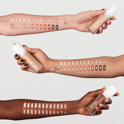 3INA The 3-In-1 Foundation 656 - Vegan Formula - Combination Of Primer, Concealer And Foundation - Medium Coverage - Natural Finish - Perfect For Covering Lines And Blemishes - Long Lasting - 1.01 Oz