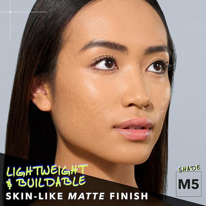 Power Play Liquid Foundation - Shade M5 + Full Face Blending Sponge