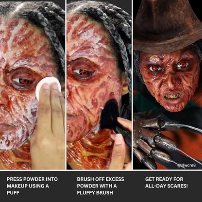 Mehron Makeup Colorset Powder | Translucent Setting Powder | Special Effects, Halloween, & Film 2 oz (60 g)