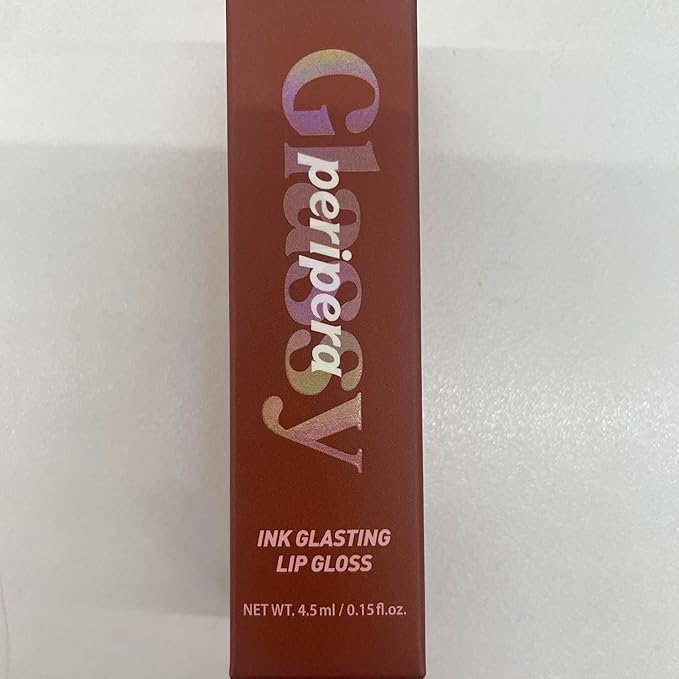 Peripera Ink Glasting Lip Gloss, Non-Sticky, Gloss Shine, 4XL Wand for Easy Application, Korean Lip Gloss, Fuller Looking Lips, Buttery Soft, Long Lasting Lip (009 GROW ON YOU)
