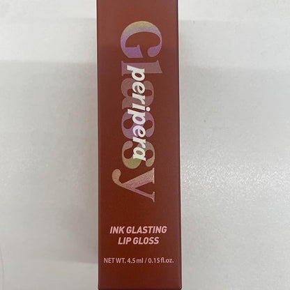Peripera Ink Glasting Lip Gloss, Non-Sticky, Gloss Shine, 4XL Wand for Easy Application, Korean Lip Gloss, Fuller Looking Lips, Buttery Soft, Long Lasting Lip (009 GROW ON YOU)