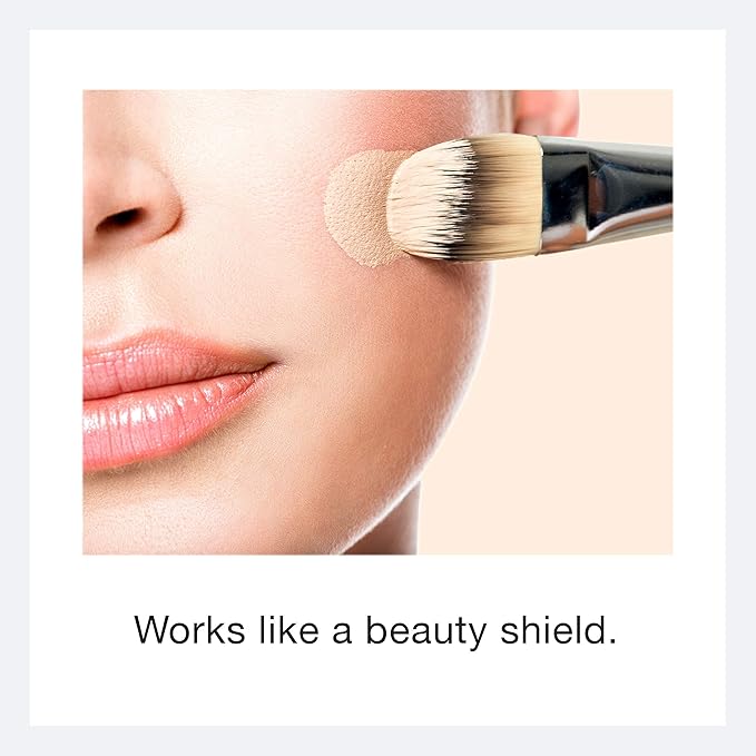 Ecco Bella Liquid Foundation Makeup - Lightweight, Buildable Coverage - Hydrating Foundation - Clean Foundation Makeup, Vegan - Protects & Hydrates Skin - Ivory Porcelain