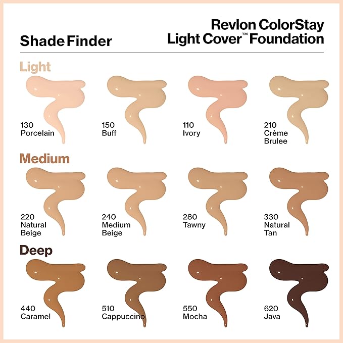 Revlon ColorStay Light Cover Liquid Foundation, Hydrating Longwear Weightless Makeup with SPF 35, Light-Medium Coverage for Blemish, Dark Spots & Uneven Skin Texture, 620 Java, 1 fl. oz.