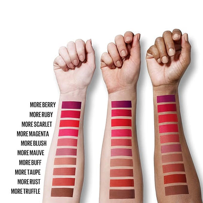 Maybelline Color Sensational Ultimatte Matte Lipstick, Non-Drying, Intense Color Pigment, More Scarlet, Scarlet Red, 1 Count (Pack of 2)