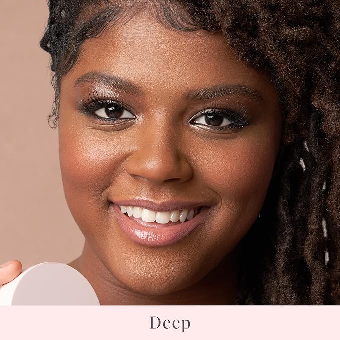 Mally Beauty Flawless Finish Transforming Effect Foundation - Deep - Full Coverage Cream Foundation - Breathable & Lightweight - Hydrating Formula with Vitamin E - Satin Finish