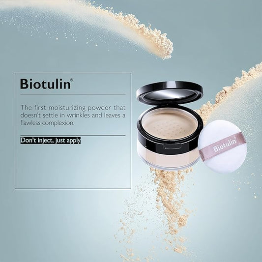 Biotulin - Hydrolon 0.7oz - Anti-wrinkle moisturizing powder with Spilanthol and Hyaluronic Acid - Smooth skin and radiant complexion