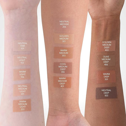 CLE Cosmetics CCC Cream (Warm Medium Deep 401 / SPF 50) - Color Correcting With Lightweight, Hydrating, Light to Medium Coverage Foundation - BB & CC Hybrid - 1 fl oz