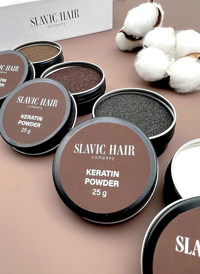 0.9 OZ Italian Keratin Glue for Hair Extensions Hot Fusion Flat/Nail/U/I Tip Powder (Light Brown)