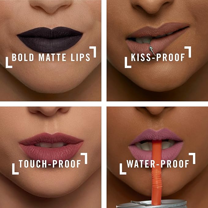 Rimmel Stay Matte Lip Liquid, Latte To Go, 0.21 Fl Oz (Pack of 2)