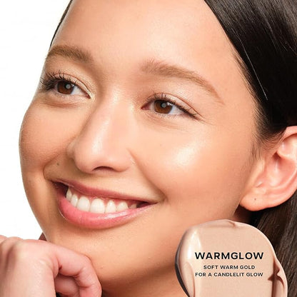 Saie Glowy Super Gel Lightweight Illuminator - Travel Size Luminizer and Makeup Primer for Glowing Skin - Enriched with Vitamin C + Hydrating Squalane Oil - Warmglow (0.5 oz)