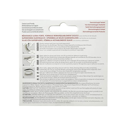 KISS Falscara Remover for Lash Adhesive, Makeup, Wisps + Lash Couture Lash Glue, Super Strong Strip Lash Adhesive, White
