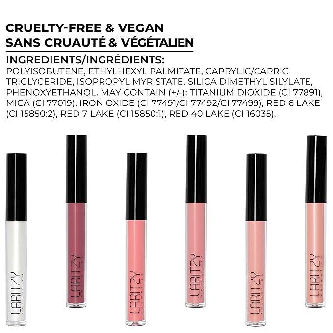 Holographic Lip Gloss – Hydrating Non-Sticky Topcoat – 3.1 g (0.1 oz) (Vibe)