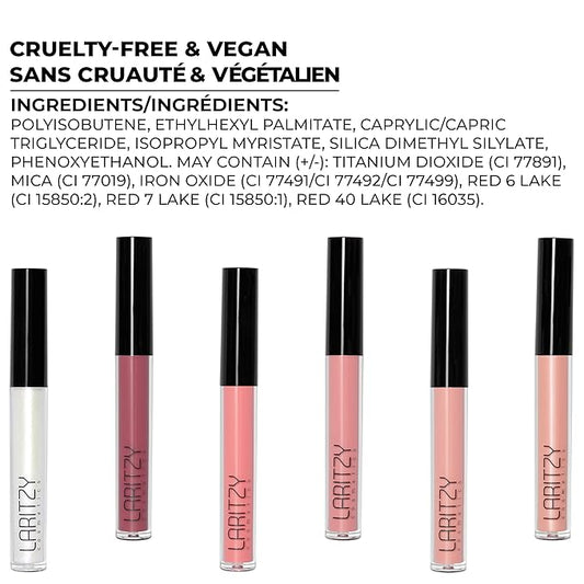 Holographic Lip Gloss – Hydrating Non-Sticky Topcoat – 3.1 g (0.1 oz) (Vibe)