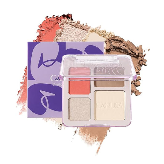 4-IN-1 Contour Palette the powder is delicate and naturally adheres to the skin, creating a three-dimensional andexquisite facial makeup. Bronzer Titanium