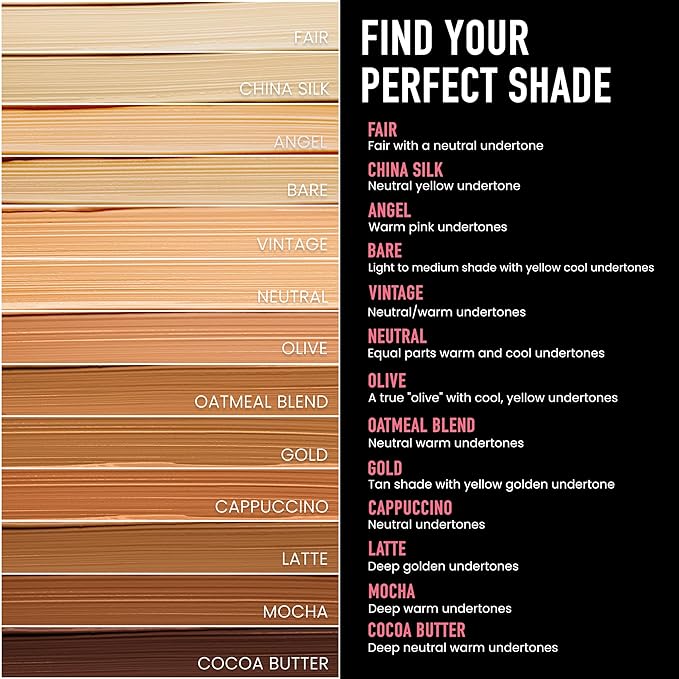 Frankie Rose Cosmetics Matte Perfection Foundation Makeup – Long-Lasting, Hydrating Foundation for Semi-Matte Finish - Foundation Full Coverage for All Skin Types - (Fair) 1.0 US fl oz / 30 ml