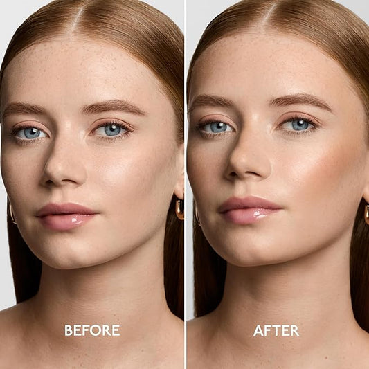 By Terry Tea To Tan Sun Bronzer, Hydrating & Smoothing Skincare-Infused Bronzing Powder, Vegan Formula, 1 Fair Bronze