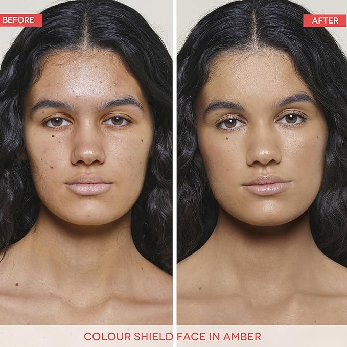 Color Shield Face Hyaluronic Airbrush Foundation Spray, Amber 75 ml