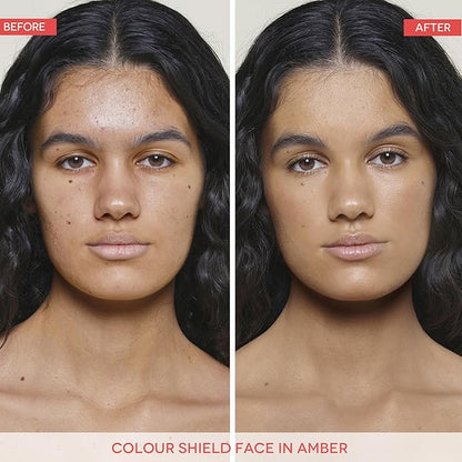 Color Shield Face Hyaluronic Airbrush Foundation Spray, Amber 75 ml