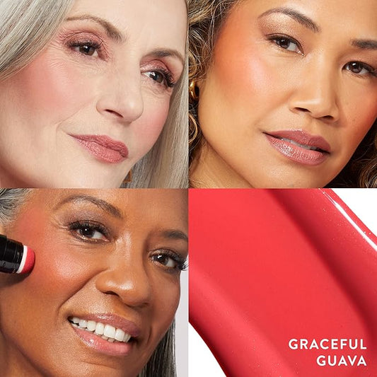 LAURA GELLER NEW YORK Serum Blush Cheek Tint Duo: Practical Pink and Graceful Guava