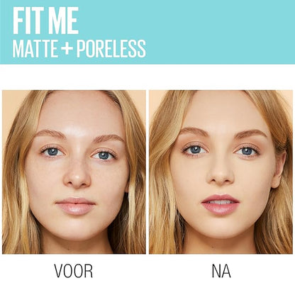 Maybelline New York Fit Me Matte & Poreless Foundation 100 Warm Ivory 30ml