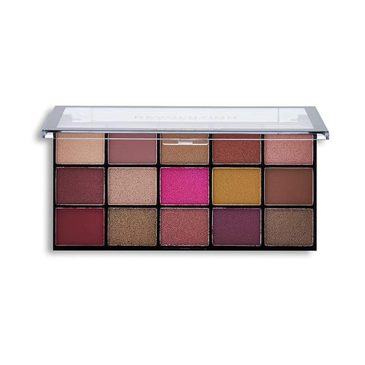Revolution Beauty London London, Reloaded, Eyeshadow Palette, Prestige, 15 Shades, 16.5 g