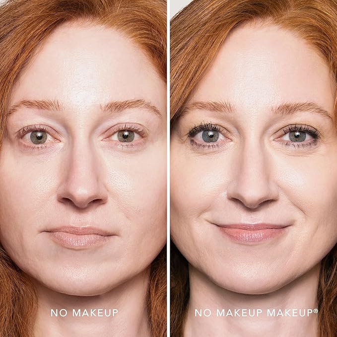 Foundation by No Makeup Makeup | Conceal & Correct with Long-Lasting, Buildable Formula & Lightweight Soft Finish | Cruelty-Free, Vegan, Fragrance-Free | Porcelain