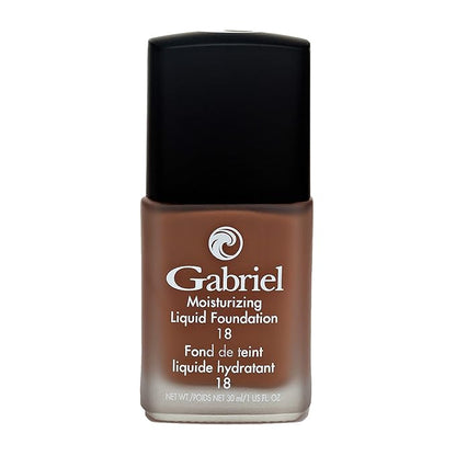 Gabriel Cosmetics Liquid Foundation, Organic Formula- 1 fl oz. (Classic Tan, 1.0)
