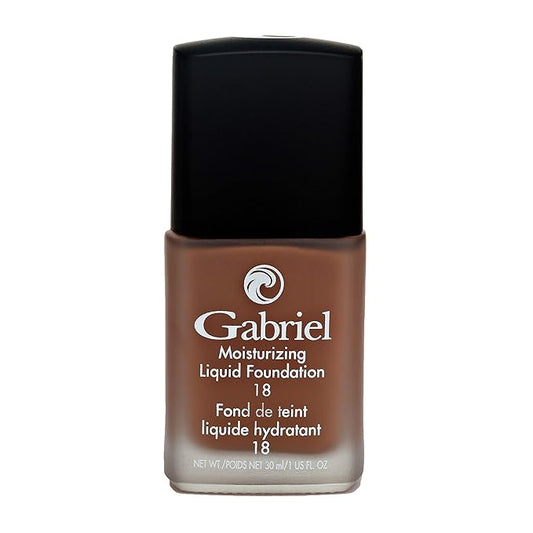 Gabriel Cosmetics Liquid Foundation, Organic Formula- 1 fl oz. (Classic Tan, 1.0)
