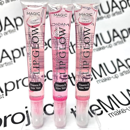 3 Pack Bundle of Color Changing Lip Glow Gloss for healthy and ultra glossy lips. Helps enhance and bring out your natural lip color. Make your lips pop!