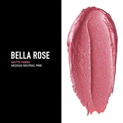 Frankie Rose Long Lasting Lipstick for Women | Smudge Proof Lipstick Enriched with Jojoba Oil | Buildable Lip Colors, Suitable For All Skin Tones | Cruelty-Free Lip Makeup | Bella Rose