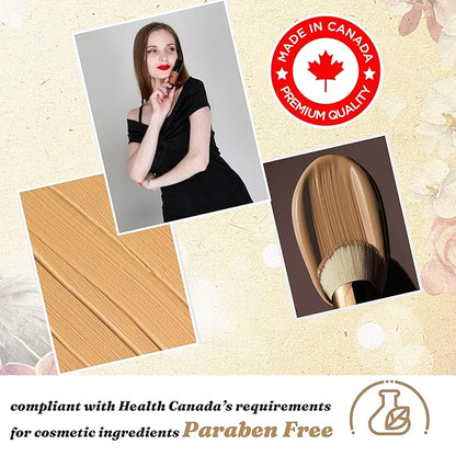 EQUALITY HI-DEF Foundation, Water resistant, Medium to Full coverage, Dewy finish non-matt, 12 hour wear Shine control, Cruelty Free, Paraben Free, 18ml/0.61 US Fl Oz - C85