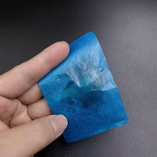 Premium Oil Blotting Paper Sheets, Translucent, Soft Face Blotting Paper Stay Skin Fresh and Smooth, for Facial Skin Care & Make Up(Blue) (1)